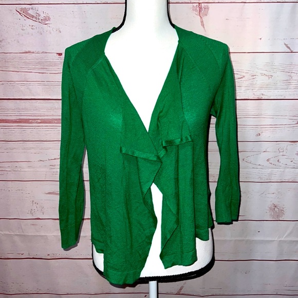Worthington Sweaters - Worthington petite medium kelly green shortie cardigan